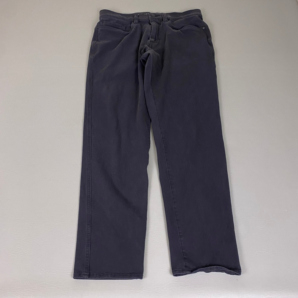Haggar Active Series City Flex Pants Men Size 30x30 Black 5-Pocket Slim Straight